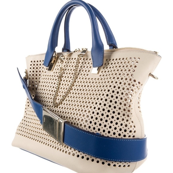 Perforated Chloe Tote Bag - Picture 3 of 5
